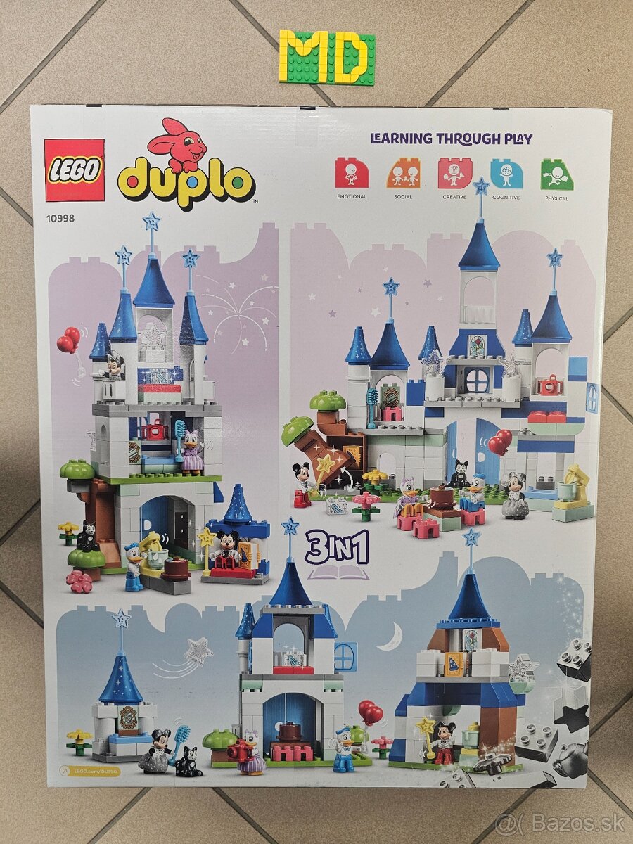 LEGO Duplo10998 Kúzelný hrad 3 v 1 - Disney - 2