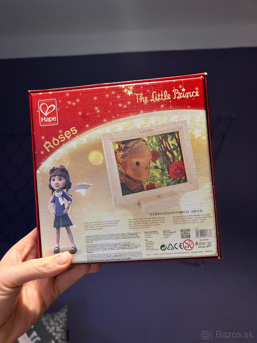 Puzzle maly princ s dreveným rámčekom - 2