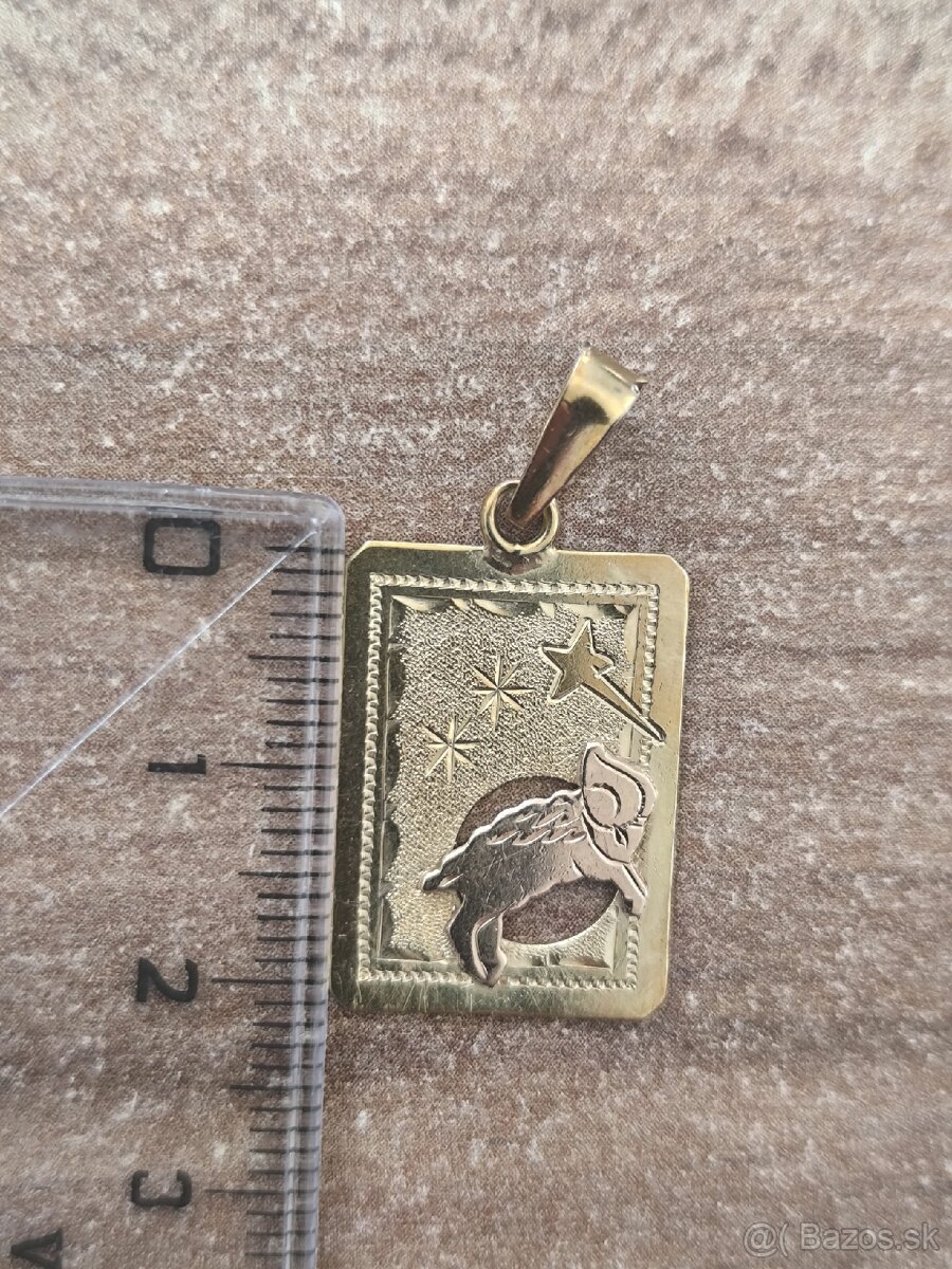 Zlatý prívesok. - 2