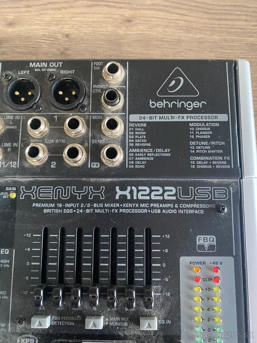 Predám Behringer Xenyx X1222USB. - 2