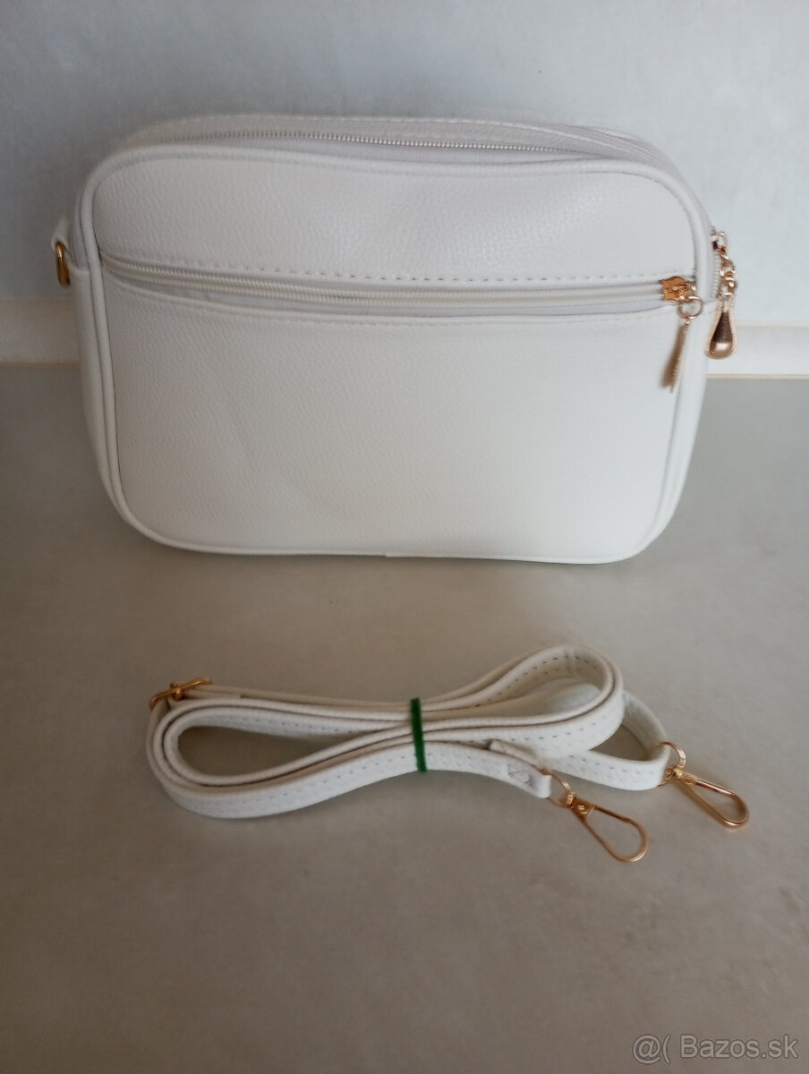 Kabelka crossbody biela - 2