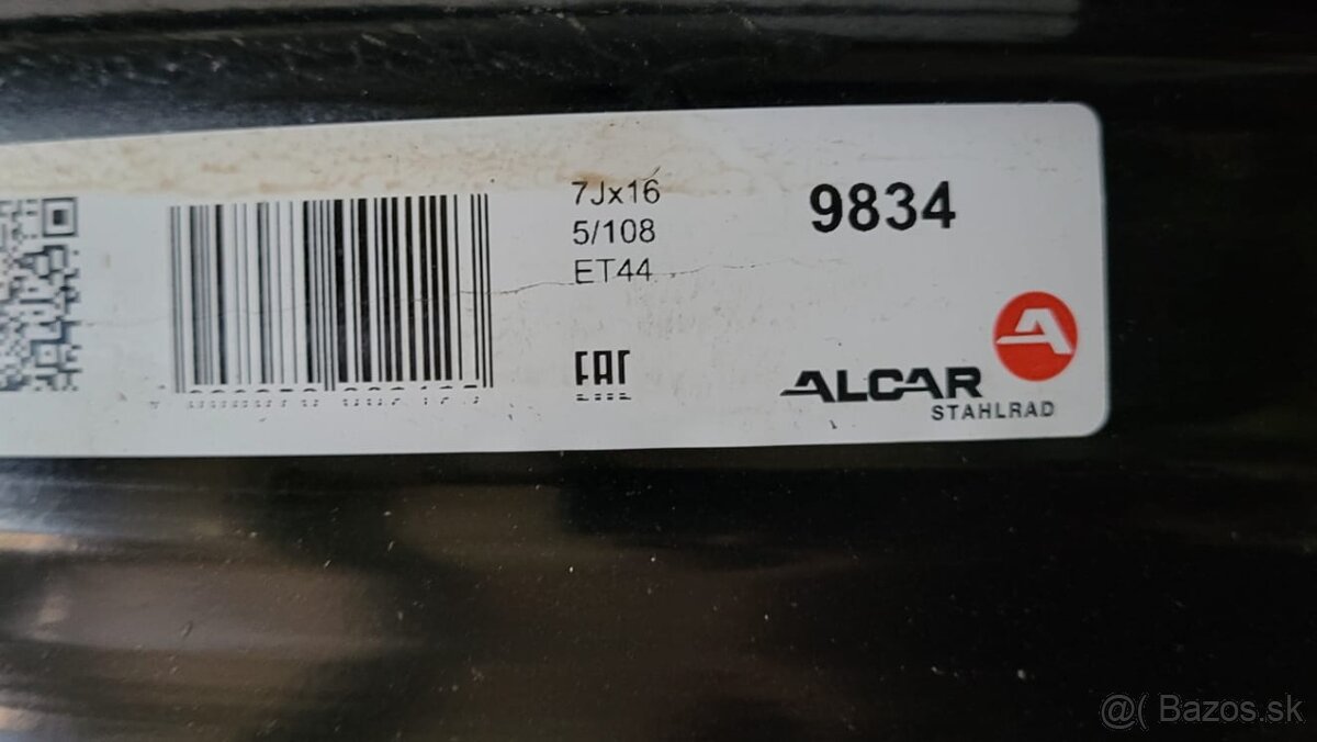 Plechové disky 16ky 5x108 - 2