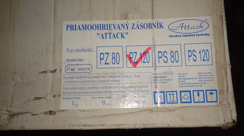 Zásobník vody - 2