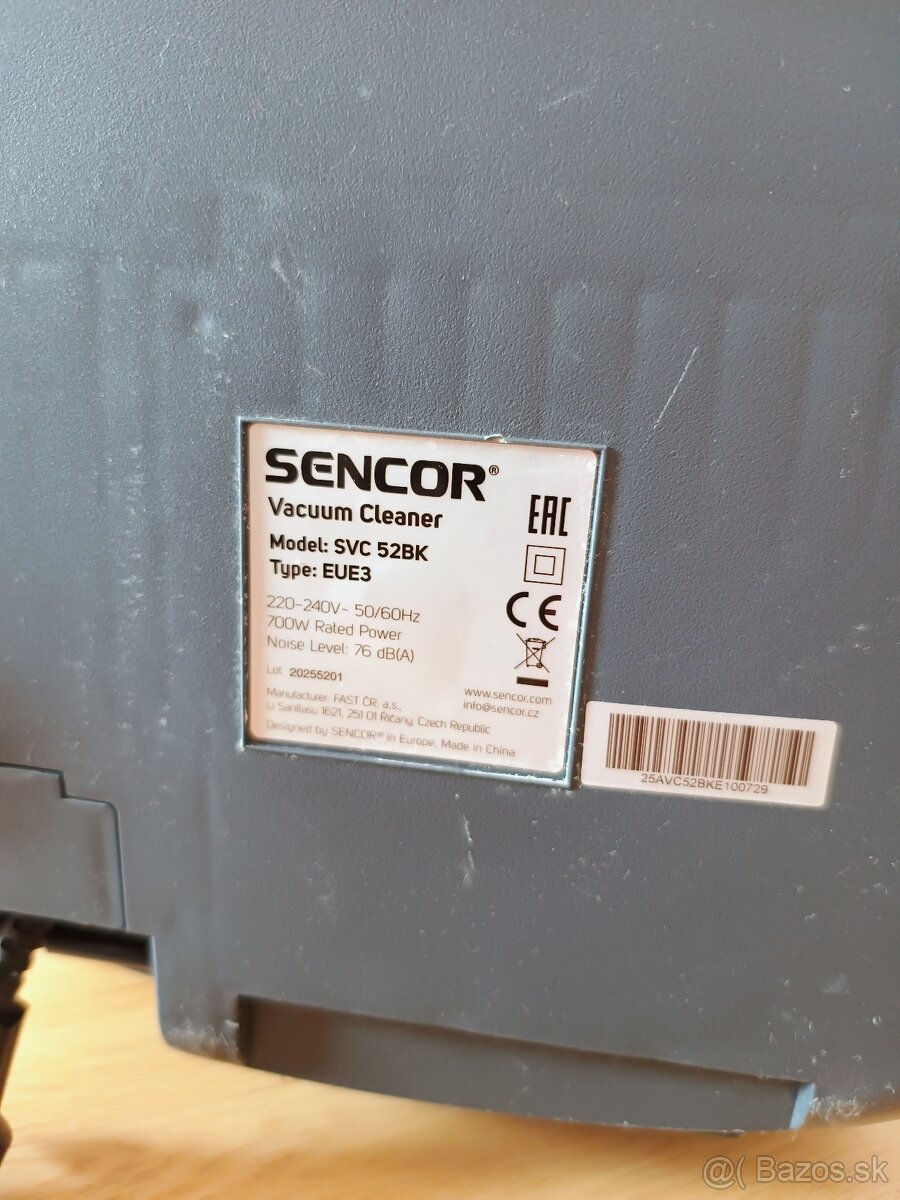 Vysávač Sencor SVC 52BK - 2