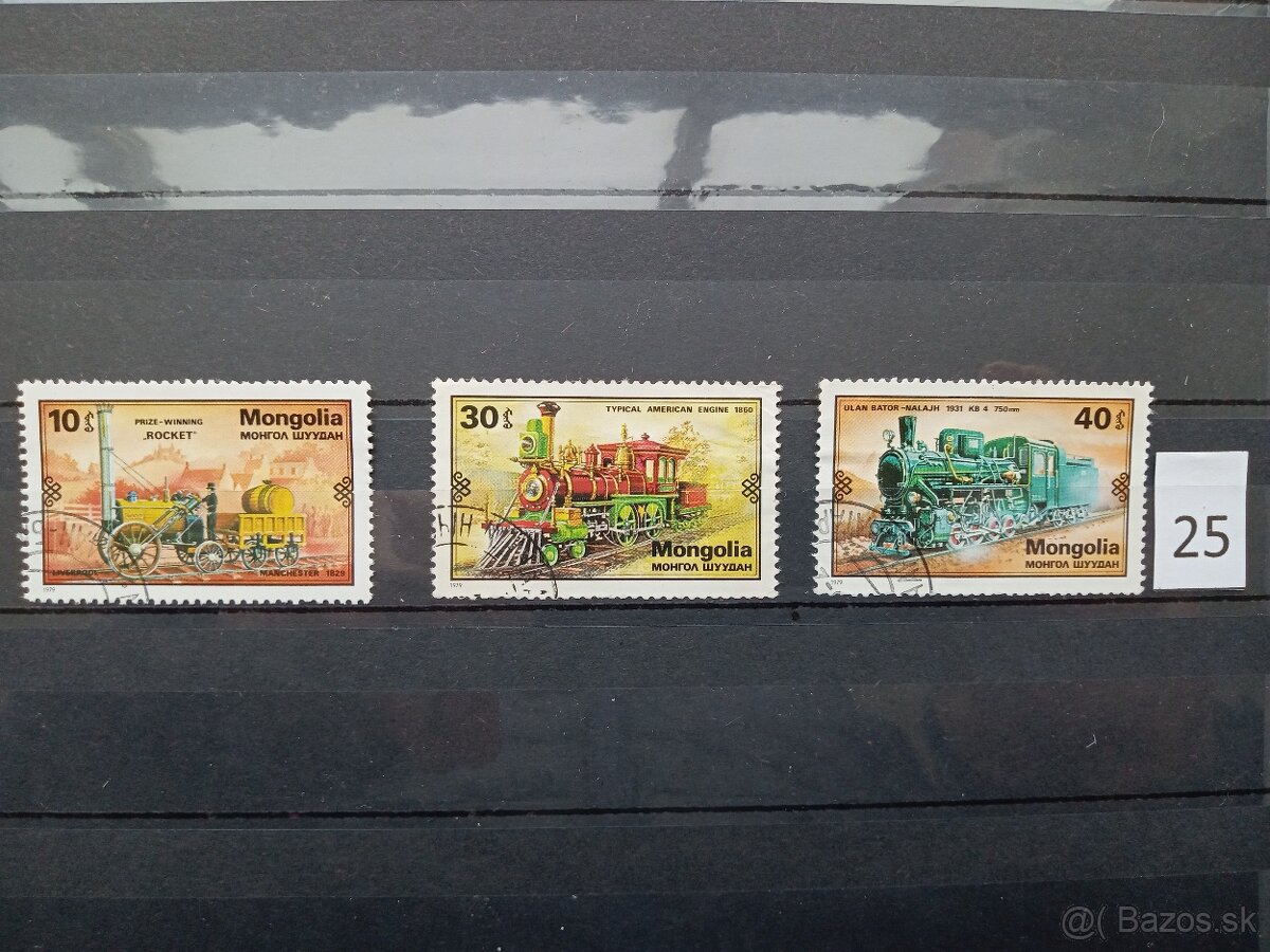 Poštové známky č.438 - ÁZIA - 20 ks sérií - 2