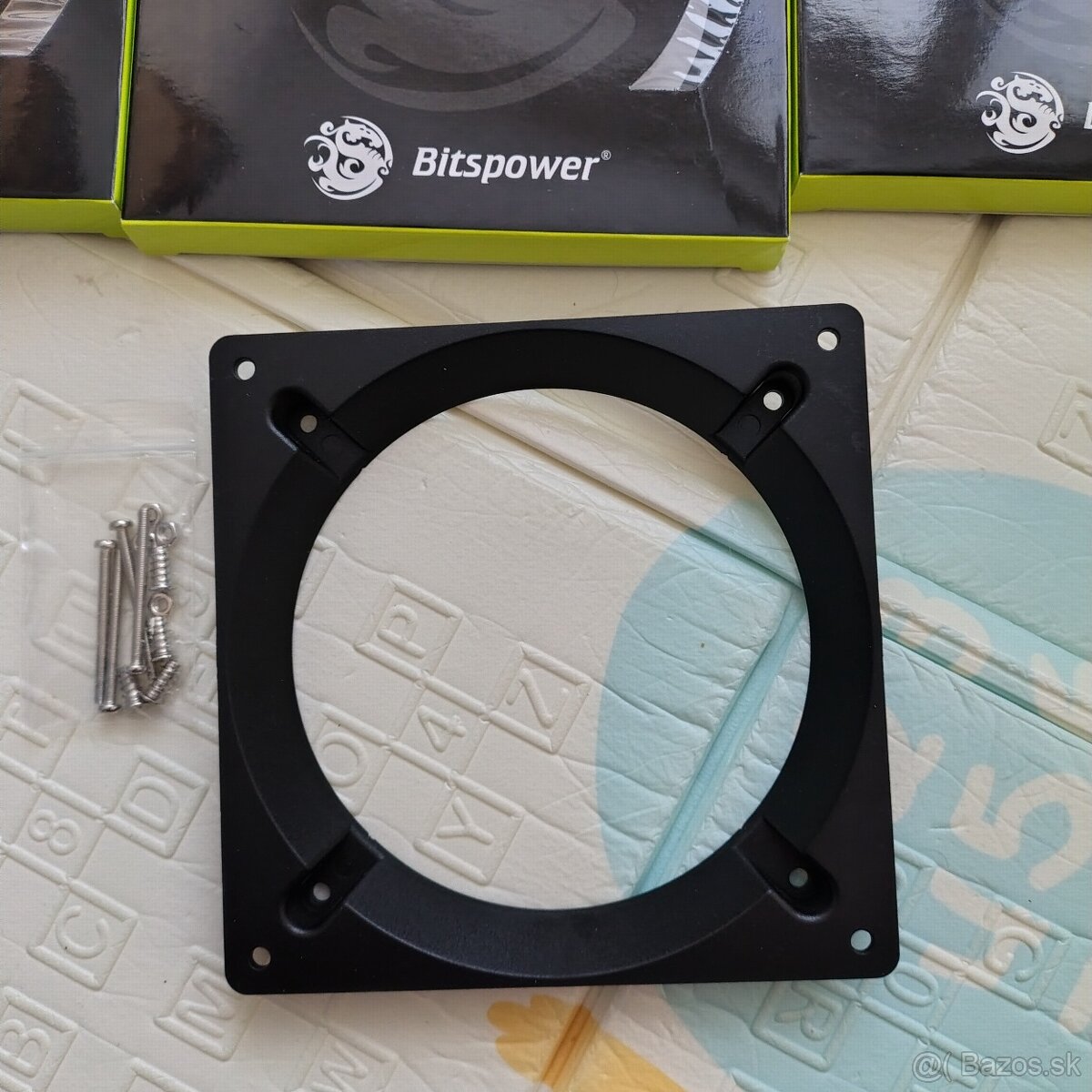 4x Bitspower FAN ADAPTER 140mm on 120mm - black - 2