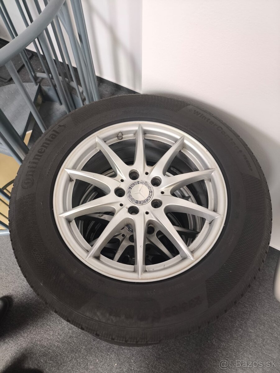 Zimné a letné mercedes pneumatiky s diskami - 2
