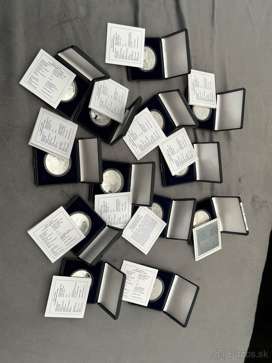 2/1oz strieborne mince - 2