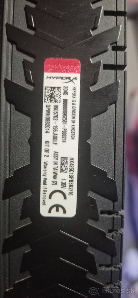 HyperX 32GB (4x8GB) 2666MHz DDR4 CL13 Predator - 2