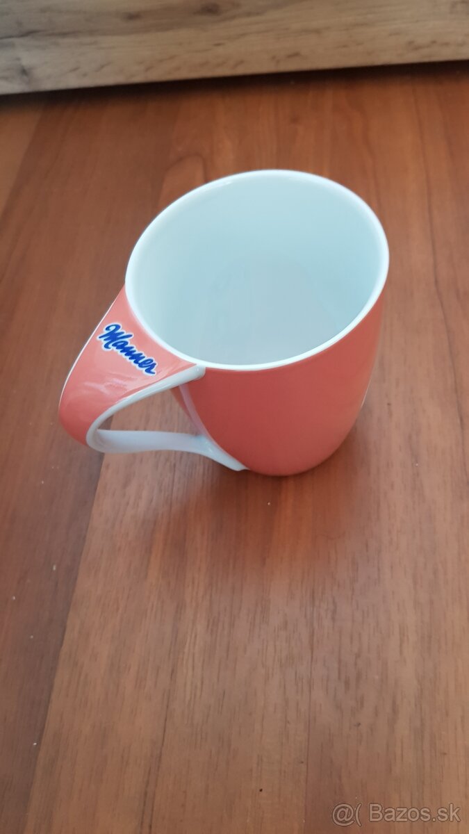 Reklamný porcelánový hrnček Manner - 2