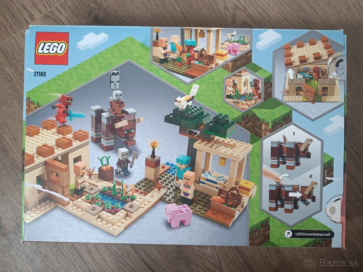 Lego Minecraft 21160 Útok Illagerov - 2