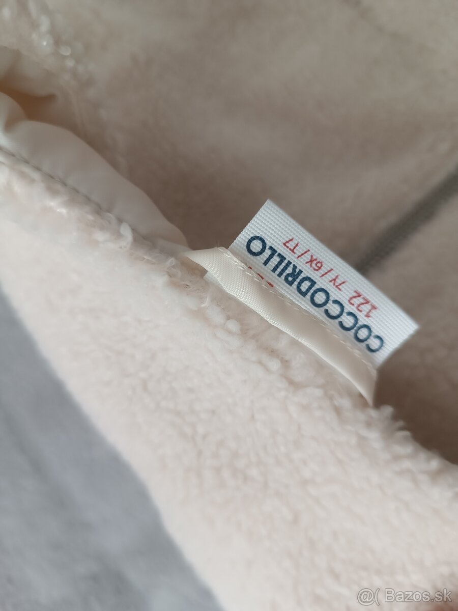 Dievčenský kabátik+vesta 116/122 - 2