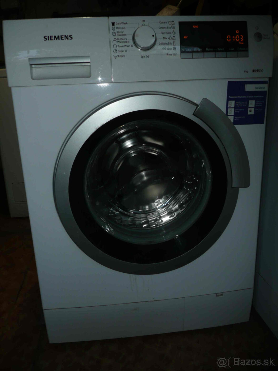 Simens WS12M461BY na 6 kg - 2