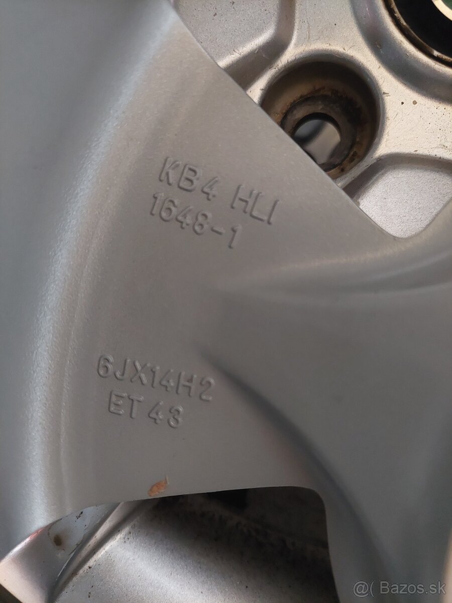 Škoda disk 6jx14" H2 ET43 - novy 1ks - 2