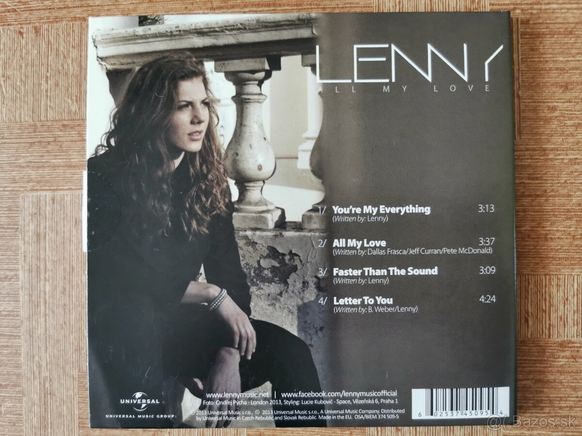 CD LENNY - All my love - 2