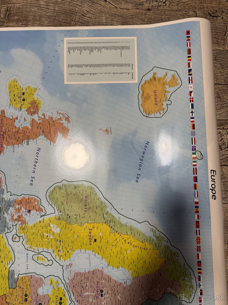Mapa Európy - 2