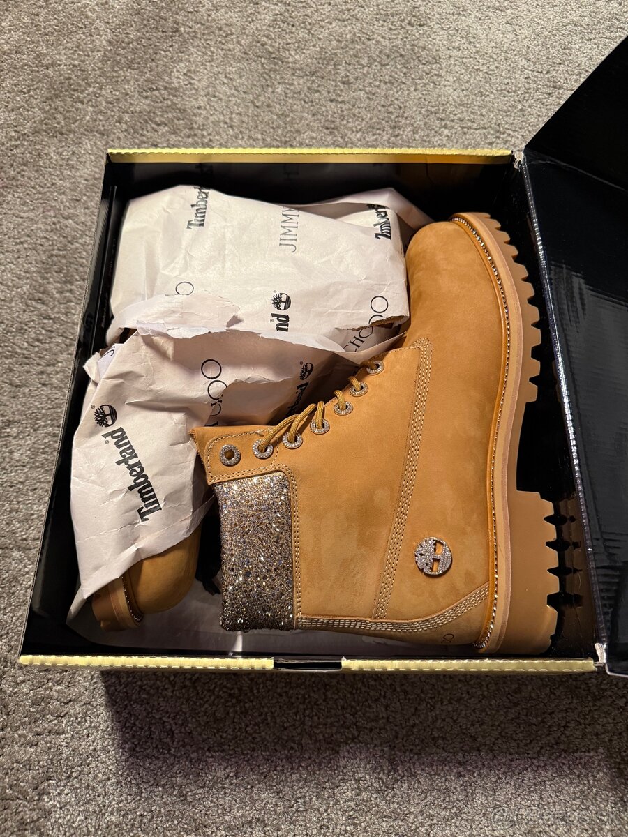 Timberland jimmy choo silver strieborné - 2