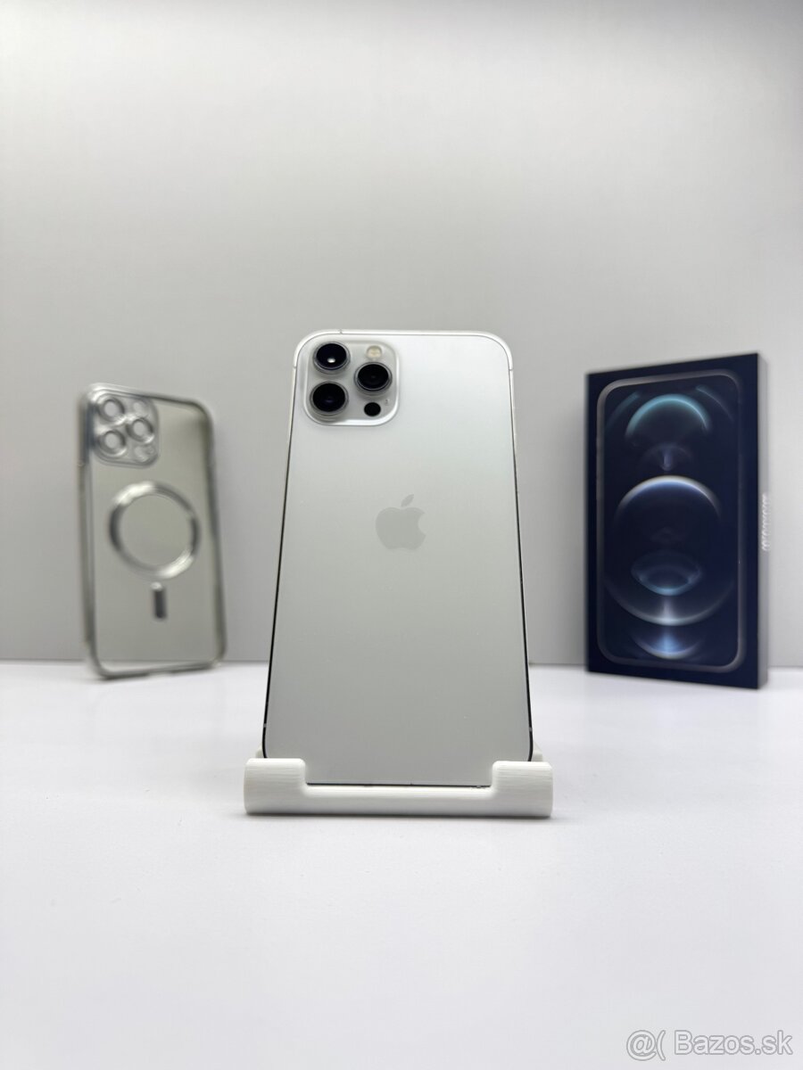 iPhone 12 PRO MAX 128GB SILVER NOVÁ BATÉRIA 100% - 2