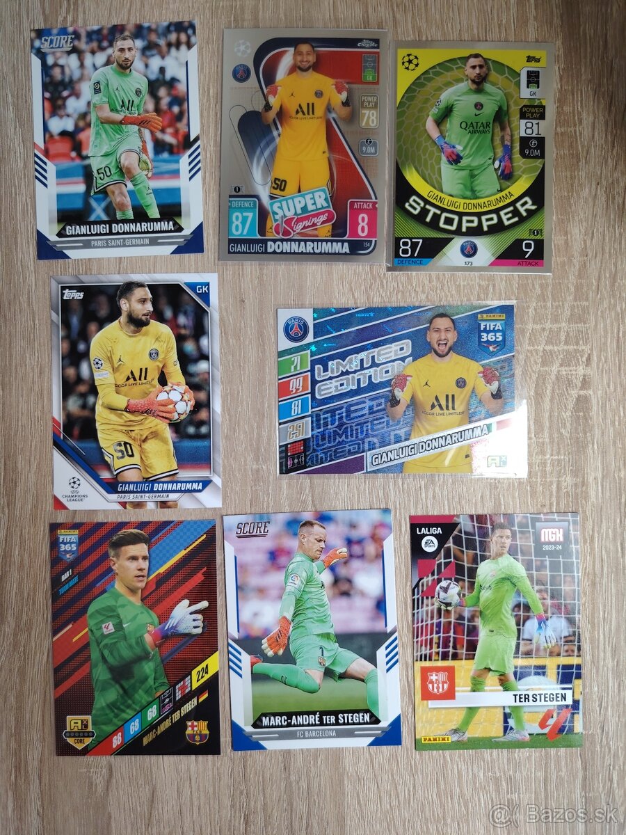 Donnarumma, ter Stegen, Neuer, Courtois, Iniesta, Marquez - 2