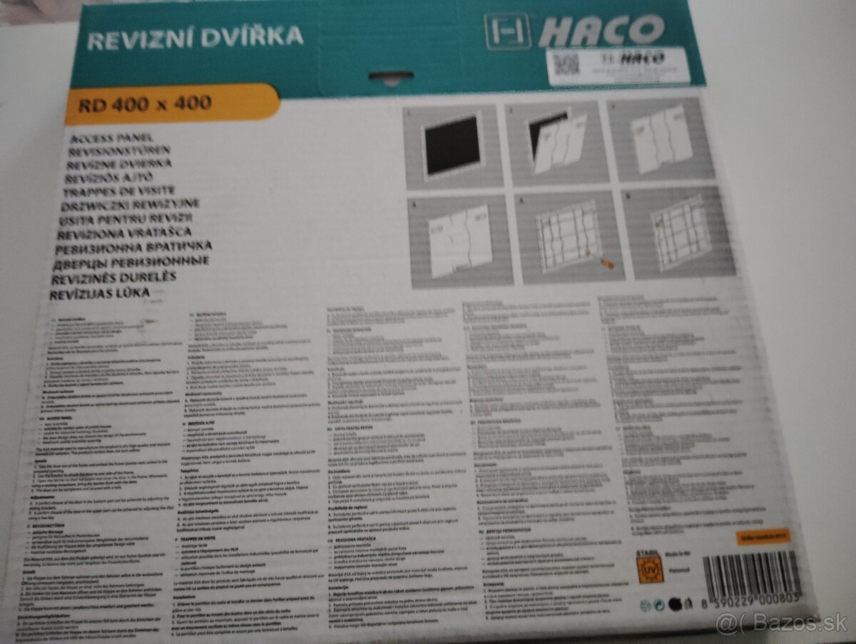 Revízne dvierka Haco 400x400 - 2