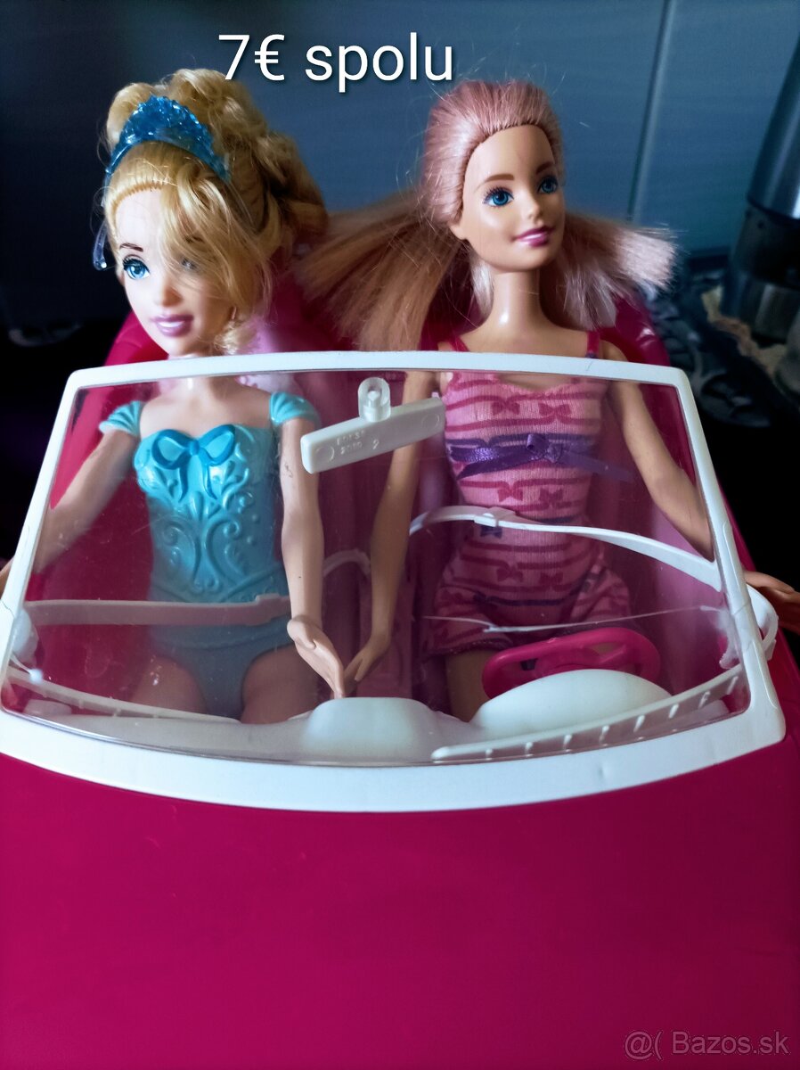 Bábiky, auto, vanička, koníky - 2