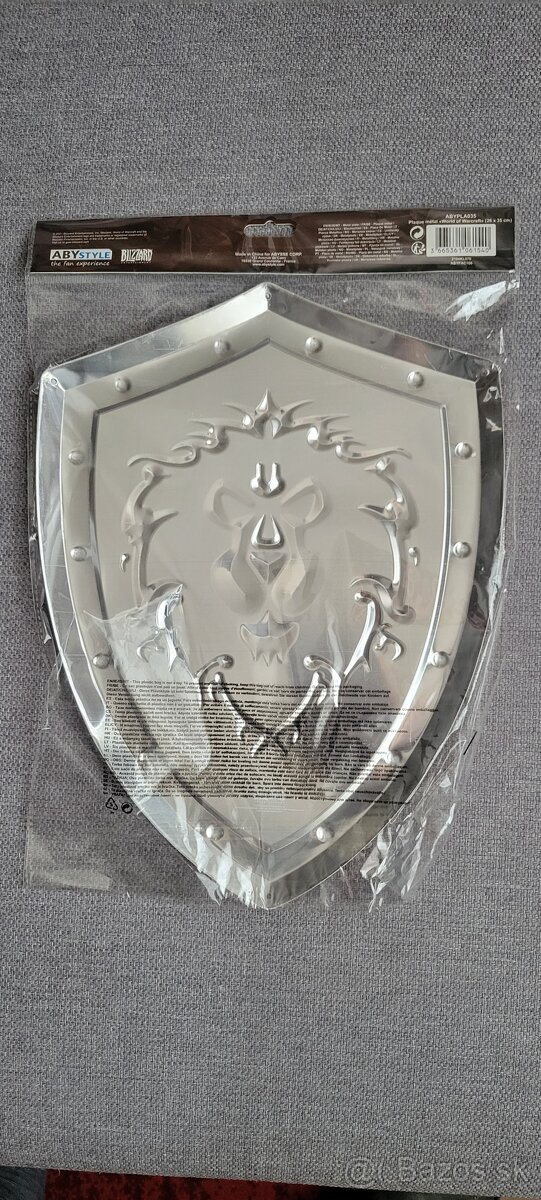Predam ozdobny štít Warcraft Alliance lion - 2