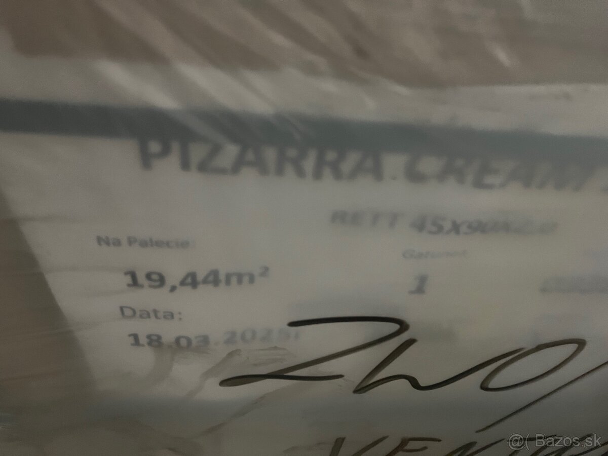 Terasova gresova dlazba Pizarra cream 45x90x2 cm - 2