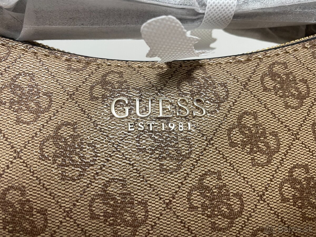 Hnedá kabelka Guess, crossbody - 2