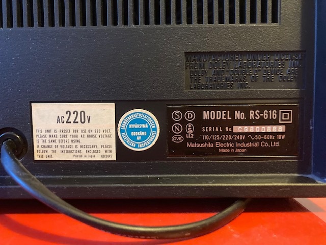Technics RS - 616 - 2