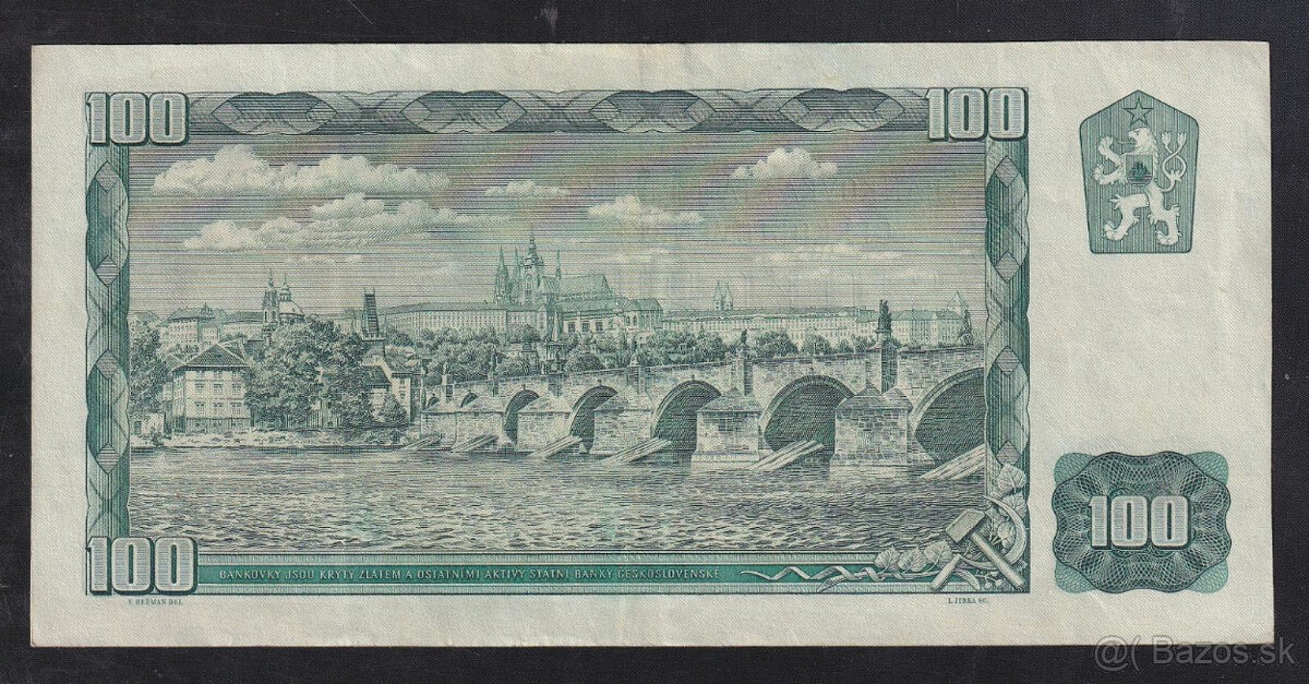100Kčs 1961 vzácnejšia séria Z - 2