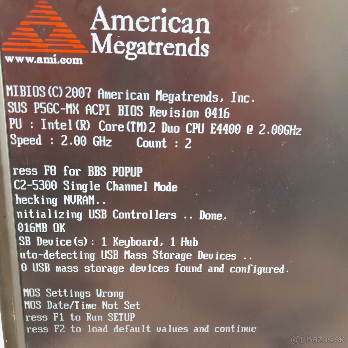 Predám základnú dosku ASUS P5GC-MX +CPU Intel Core - 2