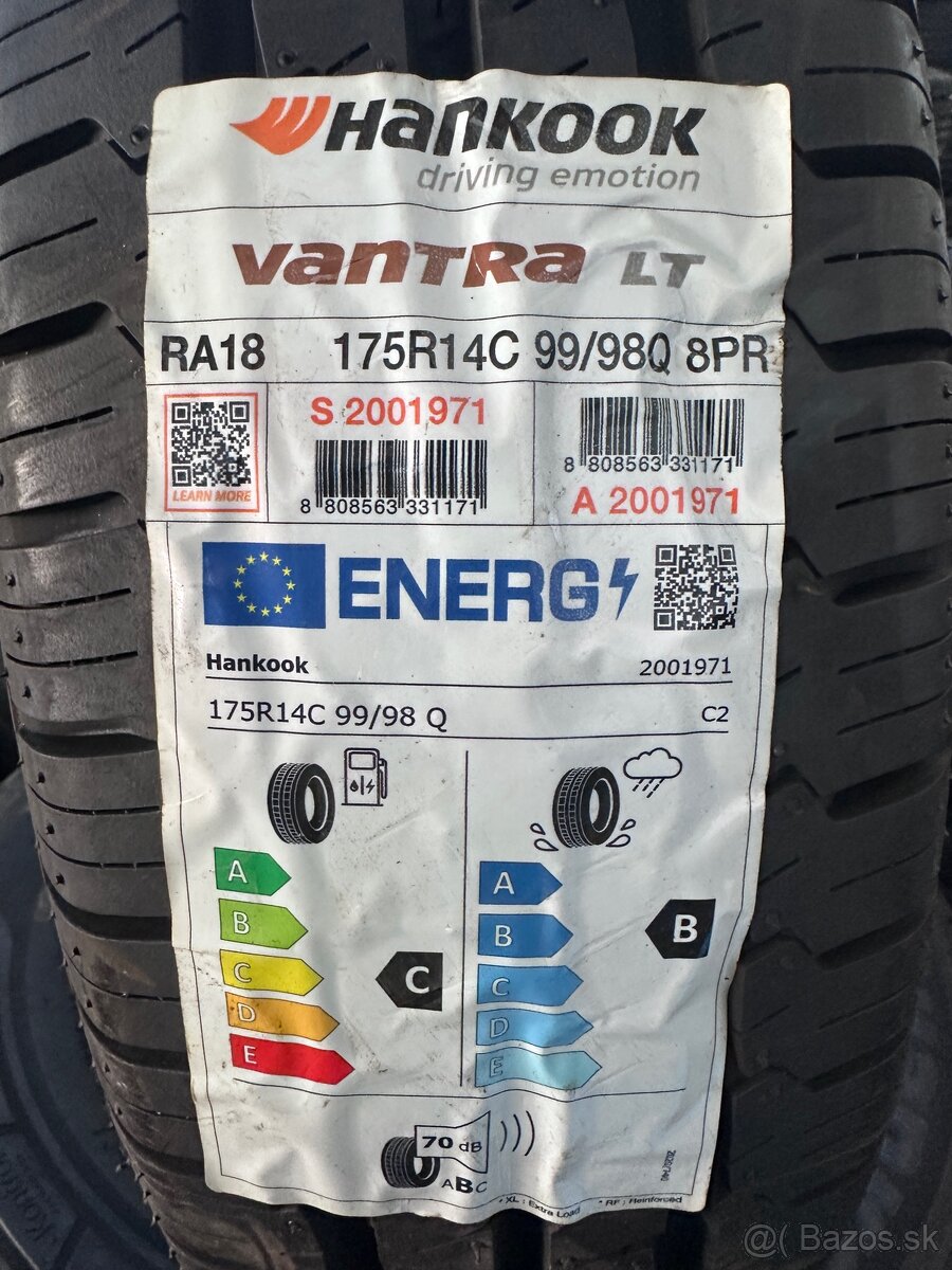 Hankook RA18 Vantra LT 175 R14C 99Q - 2