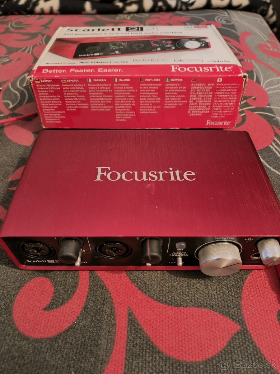 PREDÁM TOP Focusrite Scarlett 2i2 (2nd Gen) - 2