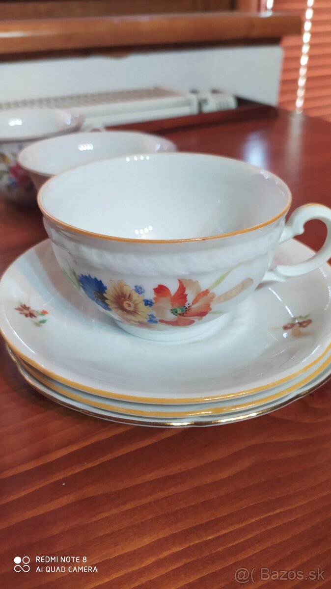 Starožitná porcelánová kávová súprava - 2