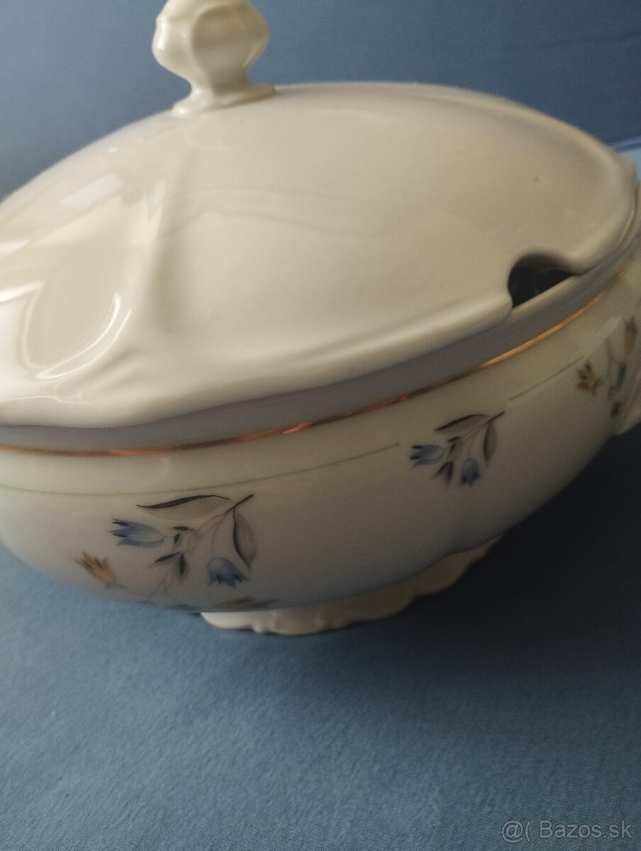 Biela porcelánová polievková misa - 2