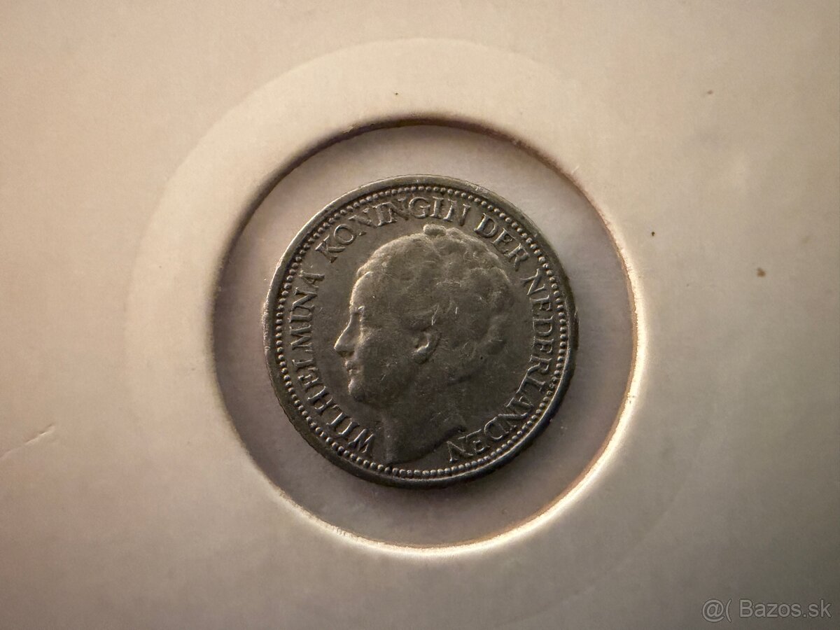 Strieborná minca 1941 Holandsko 10 cents (0.640 Ag) - 2