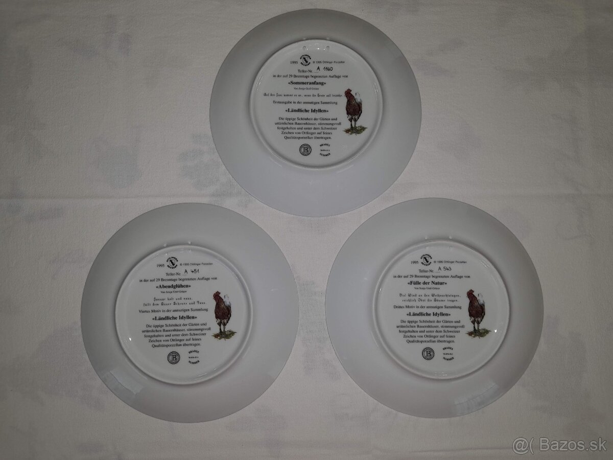 Taniere z limitovanej edície - Ottlinger Porzellan - 2