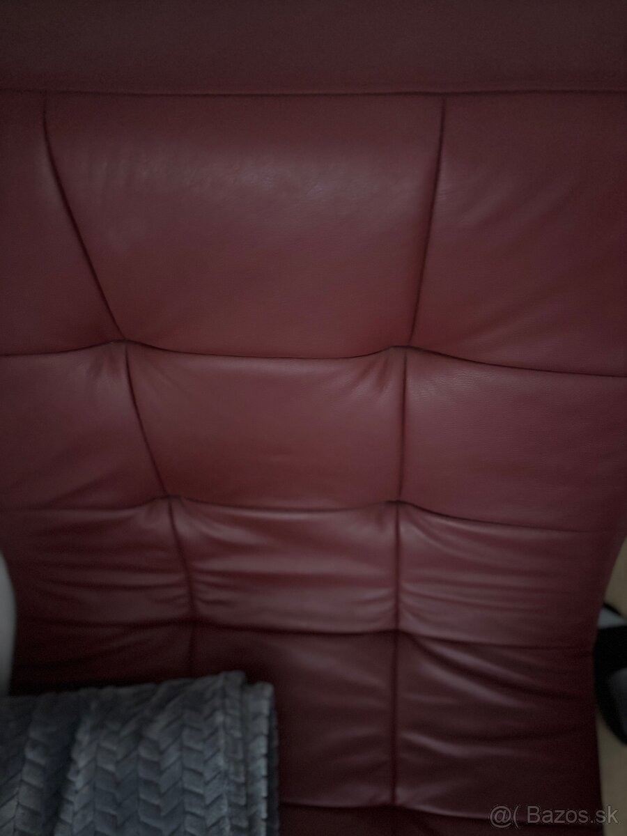 Kožené relaxačne kreslo - 2