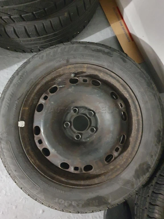 Zimne na diskoch 5x100 185/60R15 vw,seat,škoda - 2