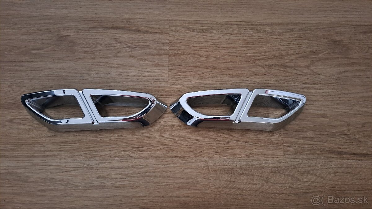 VW Passat B8 R-line NEREZ chrómové koncovky výfuku - 2