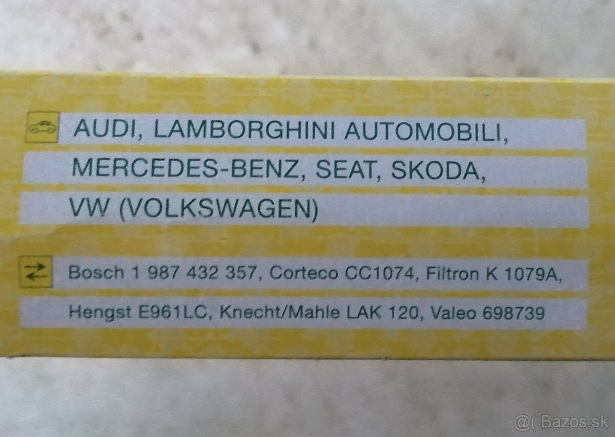 MANN FILTER CUK 2545 - 2