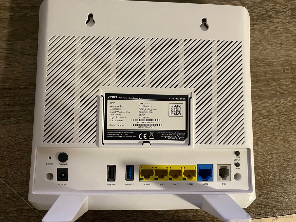 VDSL router Zyxel VMG3927-T50K - 2