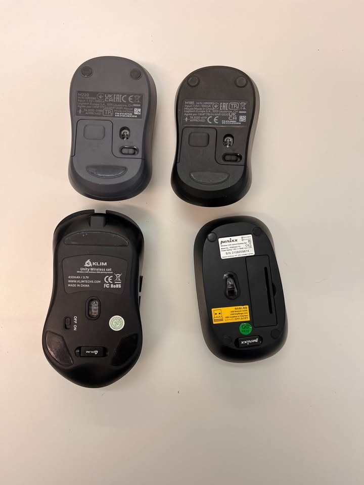 Optická myš wirless Logitech , Perixx Periduo , KLIM UNITY - 2