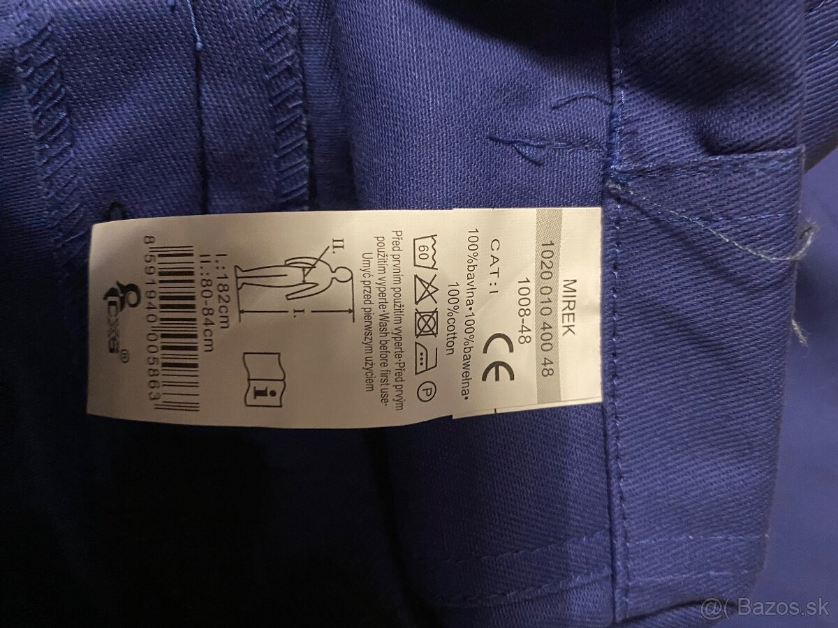 Pracovný odev- montérky - 2