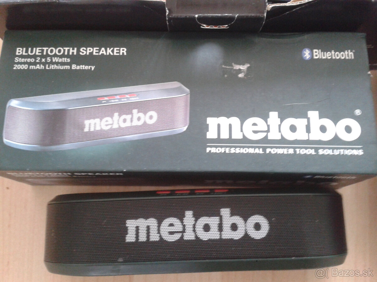 Srobovacka Metabo + bluetooth reproduktor - 2