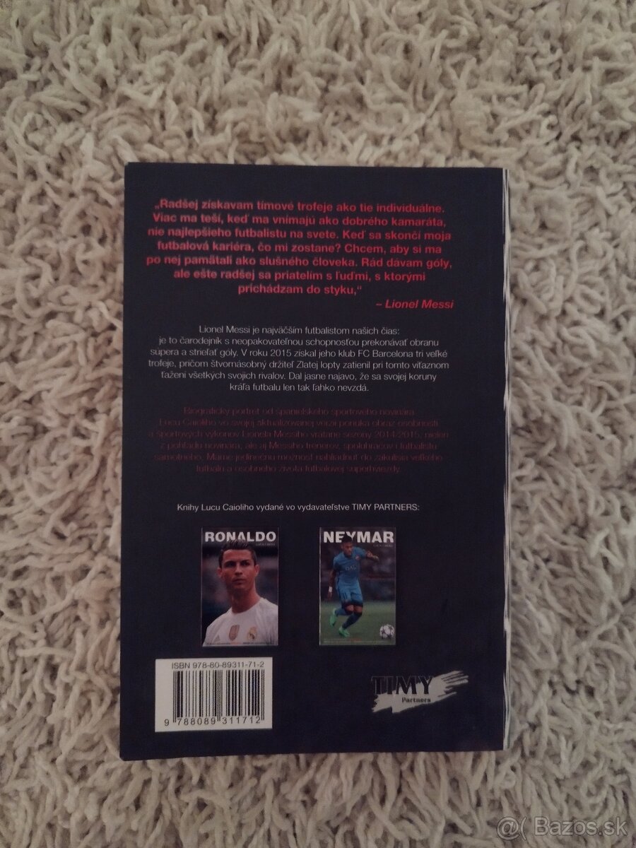 Predám knihu Messi od Luca Caioli - 2