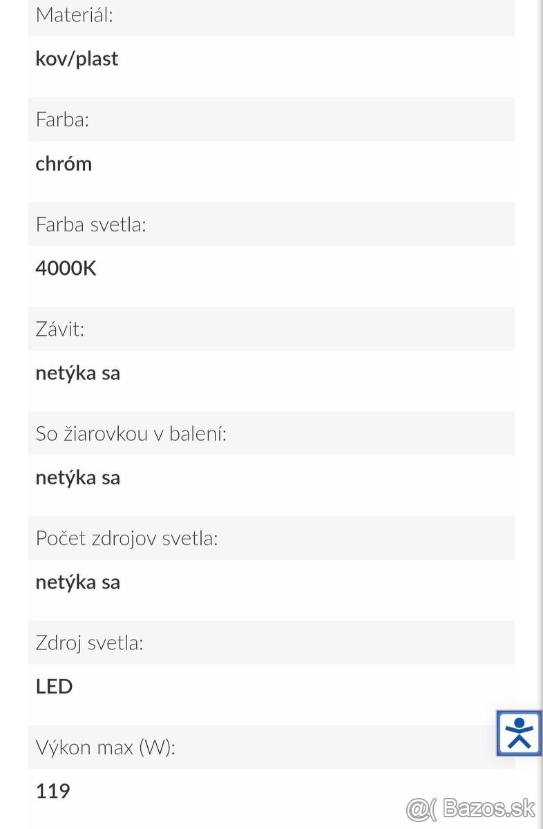 Predam led luster (svietidlo) - 2