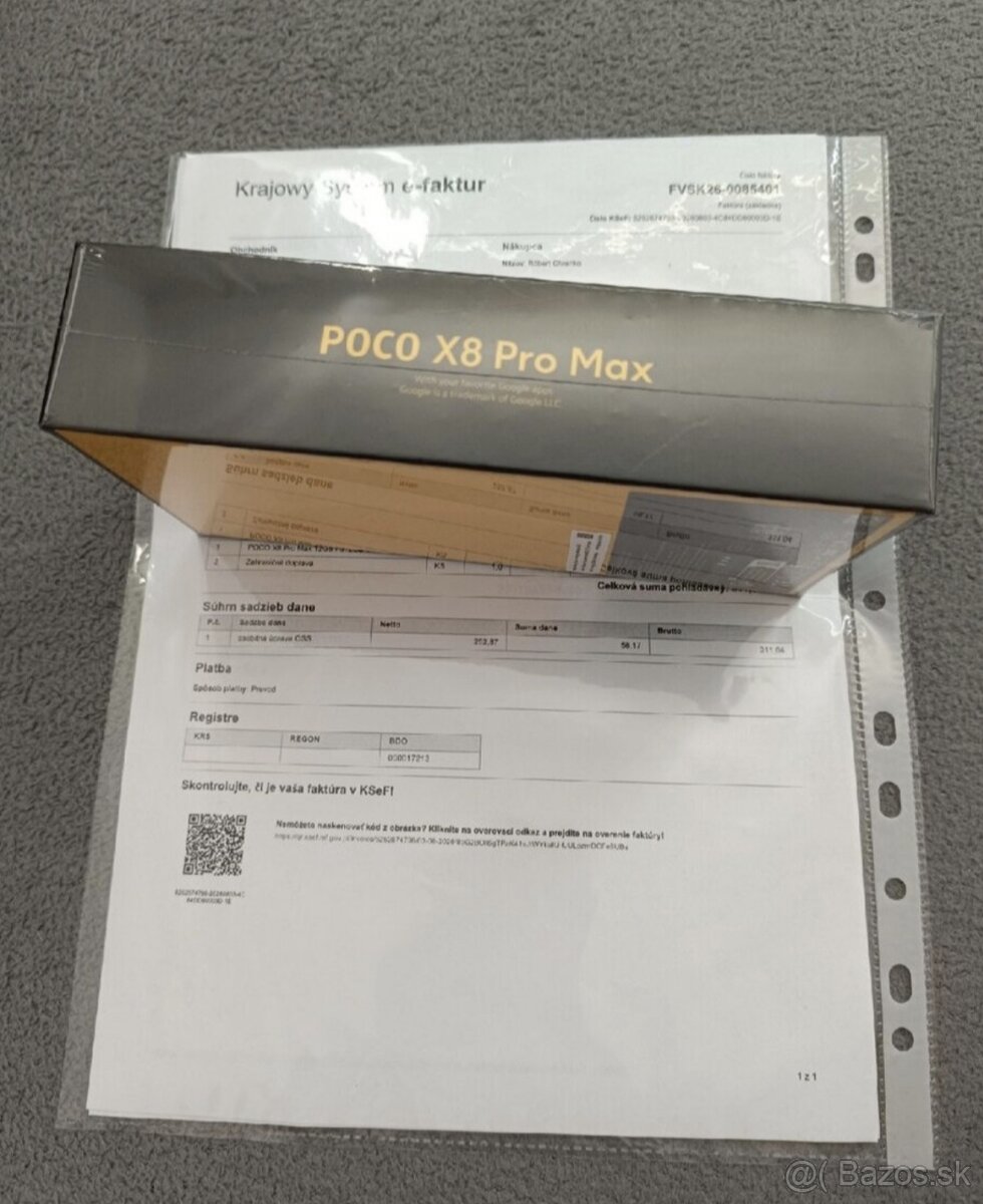 Poco X8 Pro Max 12/512 Novy - 2