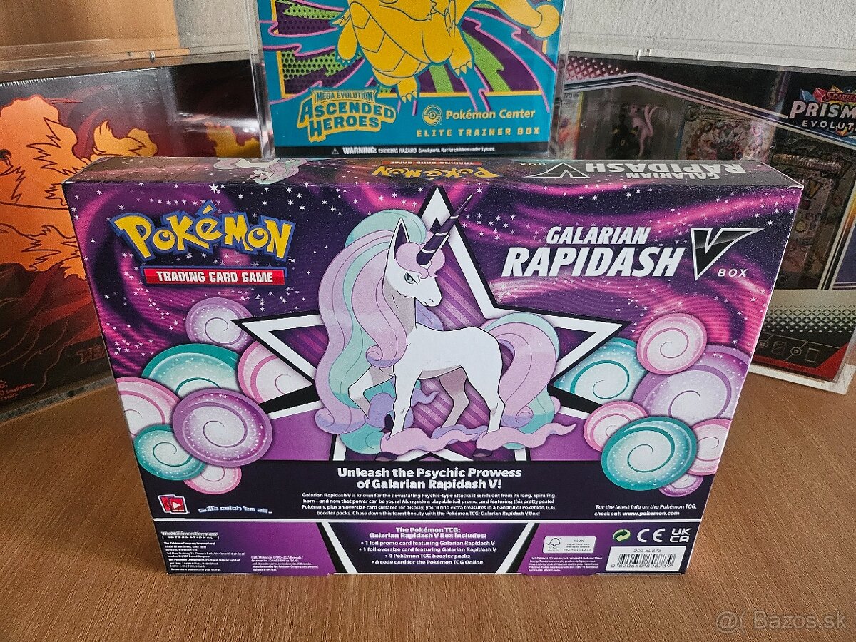 Pokemon Galarian rapidash V box - 2