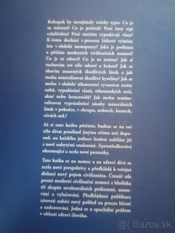 Predám knihu Zdraví diky odkysleni a vylúčení škodlivín - 2